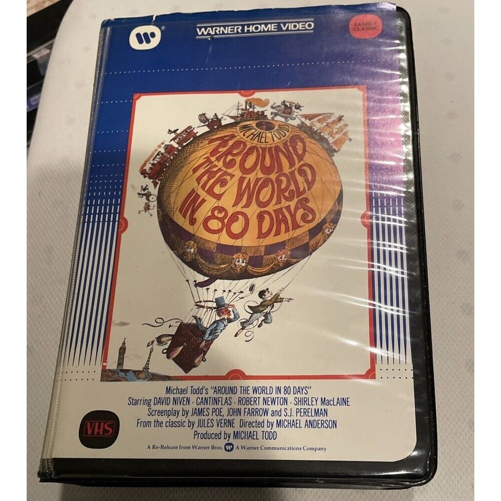 Around the World in 80 Days Betamax Beta Betacord Video Cassette Tape w Case